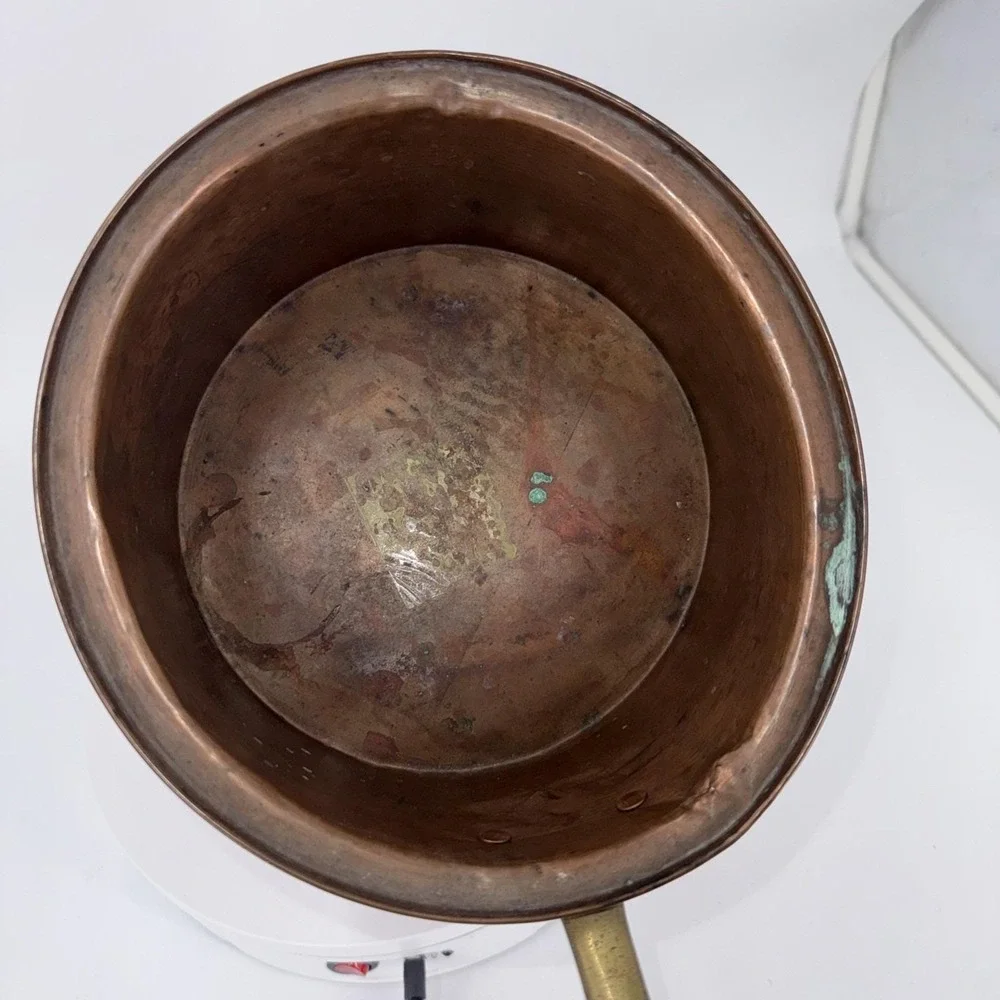 Vintage Copper Saucepan Pot Handmade In Turkey-National‎ Coper Collection